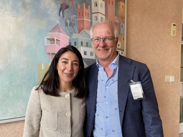 Lawen Redar, kulturskottet och Jan Wejdmark, ordförande Mötesplats Granö.